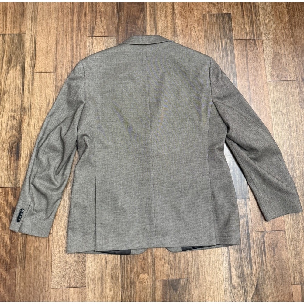 Tommy Hilfiger Sports Coat Jacket Trim Fit Size 46R Brown Tan - Picture 8 of 8